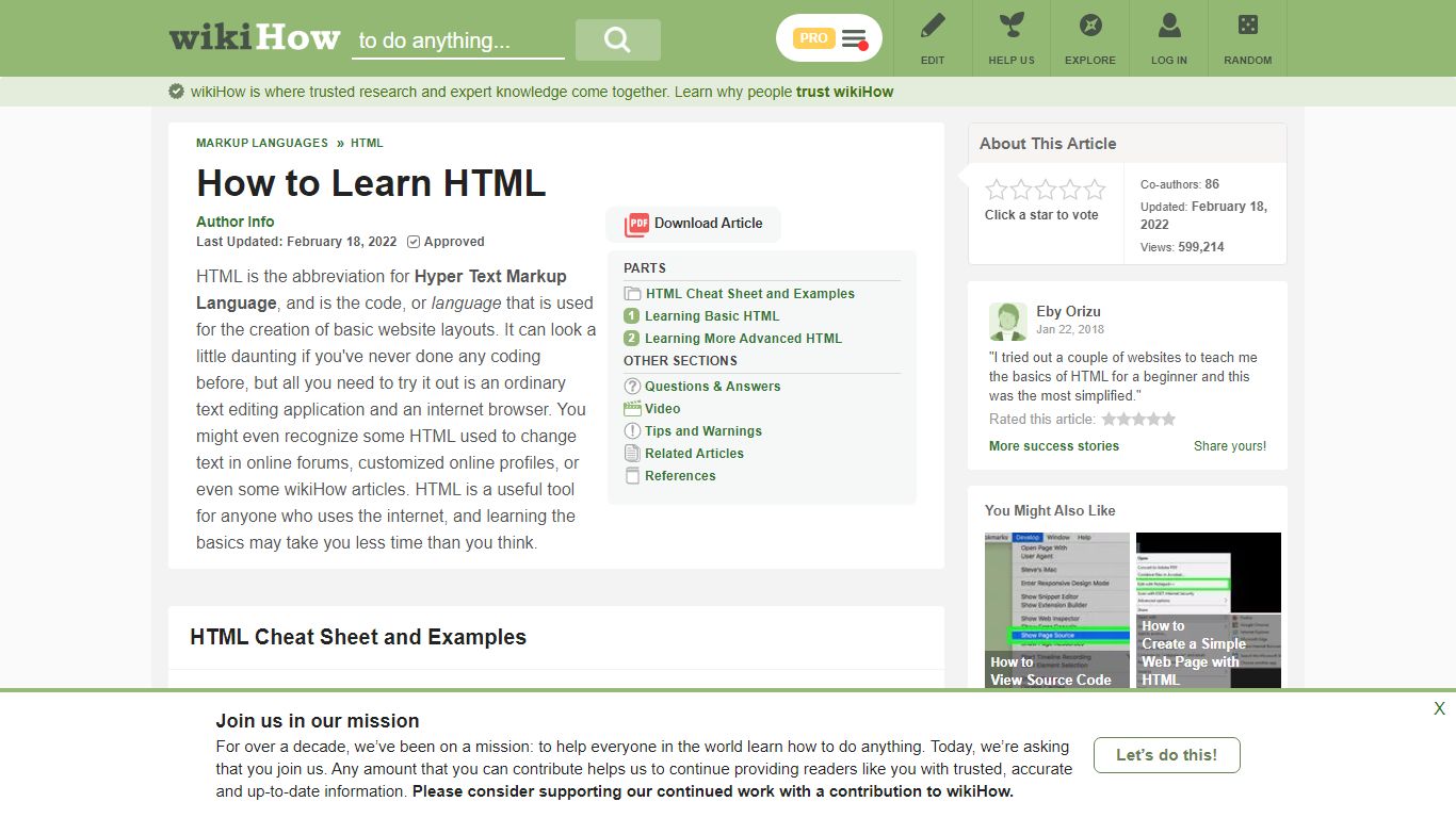 How to Learn HTML (with Pictures) - wikiHow
